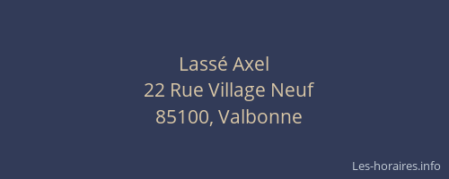 Lassé Axel