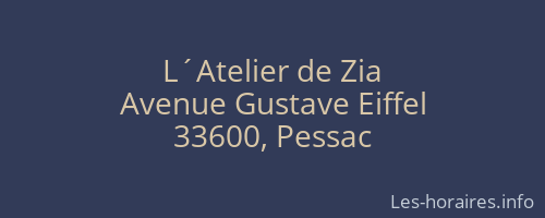 L´Atelier de Zia