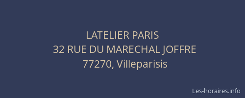LATELIER PARIS