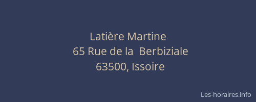 Latière Martine