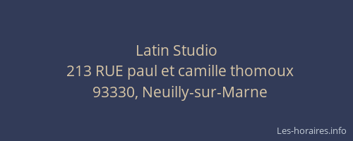 Latin Studio