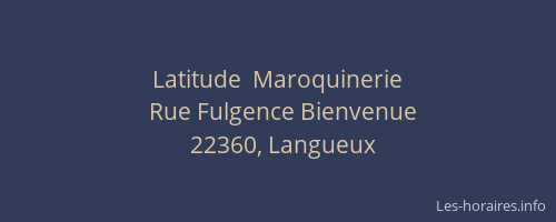 Latitude  Maroquinerie