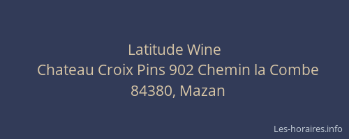 Latitude Wine