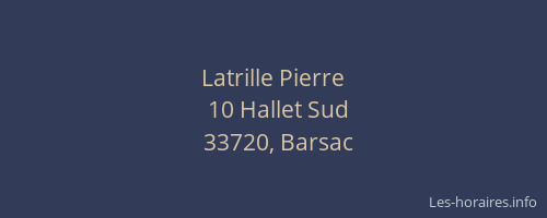 Latrille Pierre