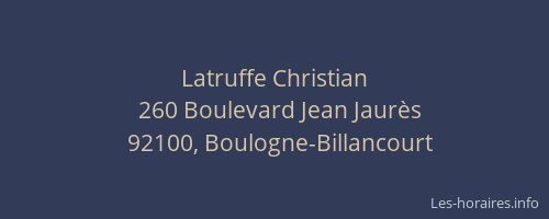 Latruffe Christian