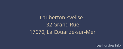 Lauberton Yvelise