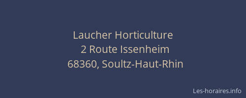 Laucher Horticulture