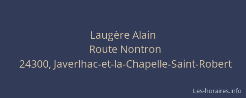 Laug&egrave;re Alain