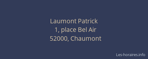 Laumont Patrick