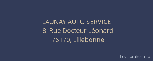 LAUNAY AUTO SERVICE