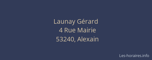 Launay Gérard
