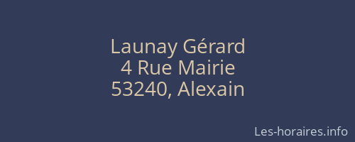 Launay Gérard