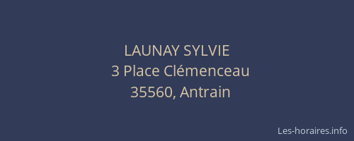 LAUNAY SYLVIE