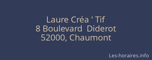 Laure Créa ' Tif