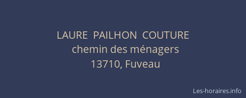 LAURE  PAILHON  COUTURE
