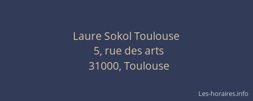 Laure Sokol Toulouse