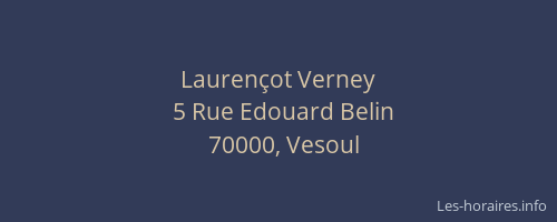 Lauren&ccedil;ot Verney