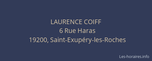 LAURENCE COIFF
