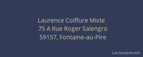 Laurence Coiffure Mixte