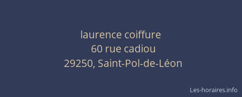 laurence coiffure