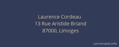Laurence Cordeau