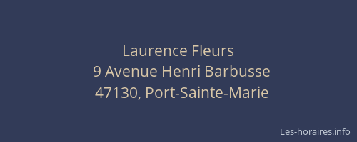 Laurence Fleurs