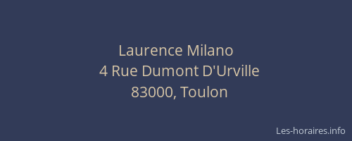 Laurence Milano
