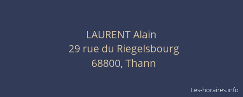 LAURENT Alain