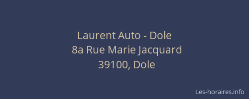 Laurent Auto - Dole