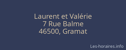 Laurent et Valérie