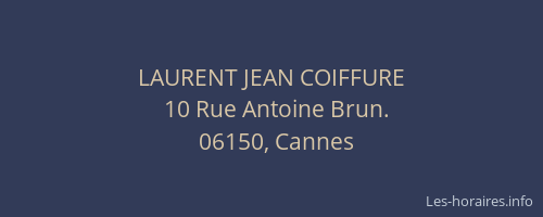 LAURENT JEAN COIFFURE