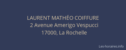 LAURENT MATHÉO COIFFURE