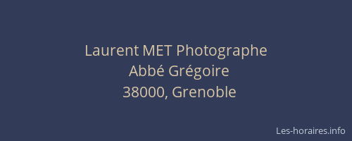 Laurent MET Photographe