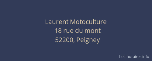Laurent Motoculture