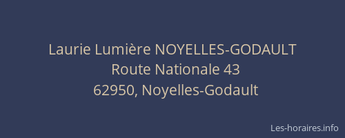 Laurie Lumière NOYELLES-GODAULT