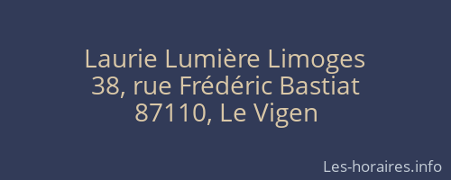 Laurie Lumière Limoges