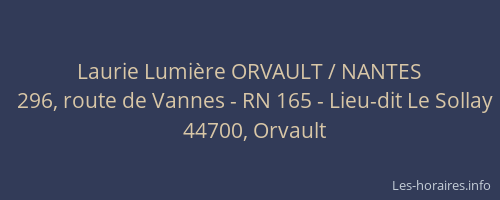 Laurie Lumière ORVAULT / NANTES
