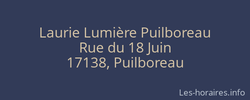 Laurie Lumière Puilboreau