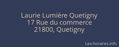 Laurie Lumière Quetigny