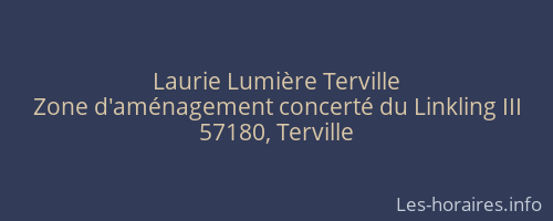 Laurie Lumière Terville