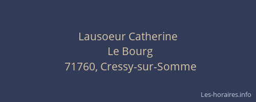 Lausoeur Catherine