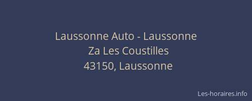 Laussonne Auto - Laussonne