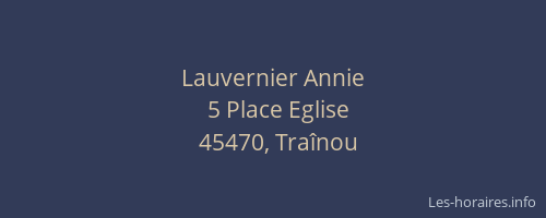 Lauvernier Annie