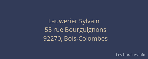 Lauwerier Sylvain