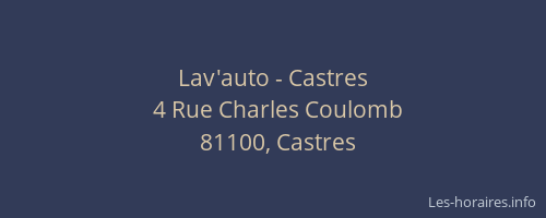 Lav'auto - Castres