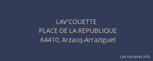 LAV'COUETTE