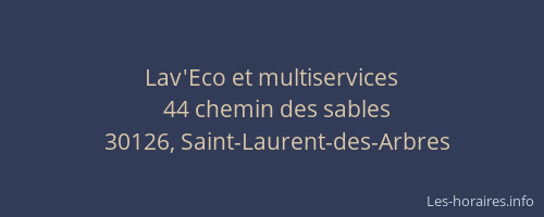 Lav'Eco et multiservices