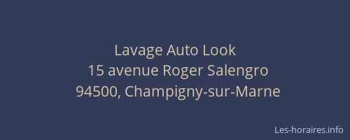 Lavage Auto Look