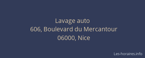 Lavage auto