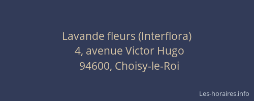 Lavande fleurs (Interflora)